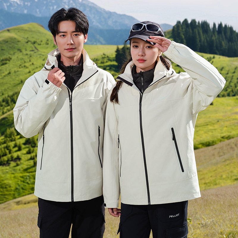 66006-2 Three-in-one down outdoor jacket for men and women