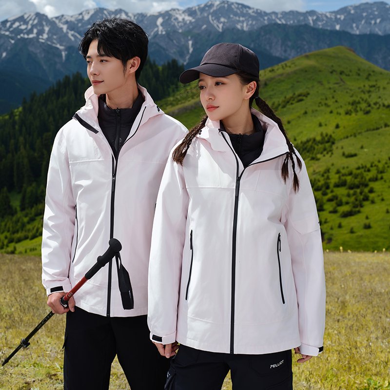 66006-2 Three-in-one down outdoor jacket for men and women