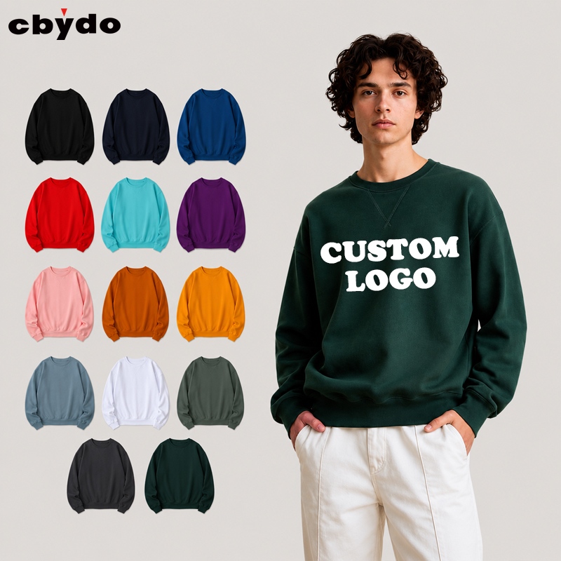 QBD—A491Y 100% cotton terry sweatshirt