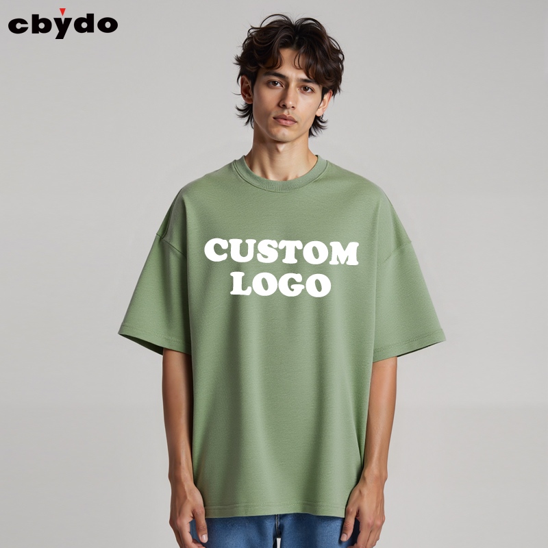0 Shrinkage 330g 100% cotton heavyweight onersized t shirt