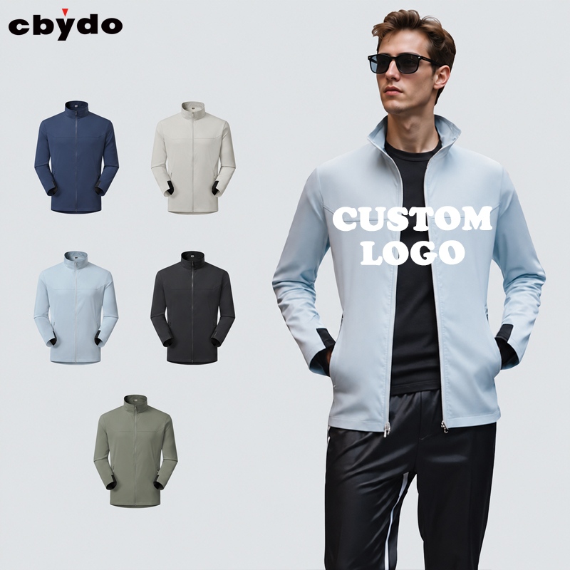 QBD-M811 High Elasticity Single-Layer Stand-Up Collar Sunscreen Jacket